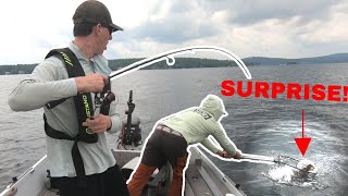 Unthinkable Summertime Trophy Catch  Lake Winnipesaukee [upl. by Kovar]