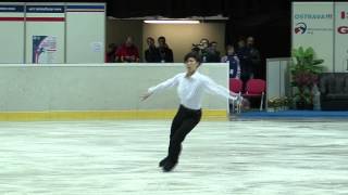 19 Keiji TANAKA JPN  ISU JGP Czech Skate 2013 Junior Men Free Skating [upl. by Sauder]