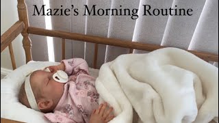 Mazie’s morning routine Reborn roleplay [upl. by Haughay477]