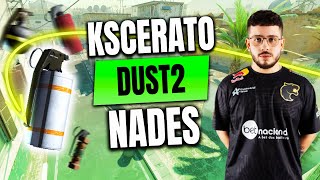 KSCERATO Nades Demo Dust2 vs Virtuspro — CS2 POV ESL PRO LEAGUE SEASON 20 [upl. by Nnaaras]