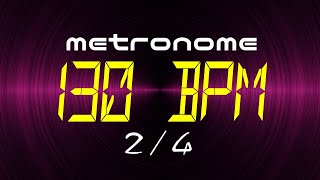 metronome 130 BPM 24 [upl. by Juakn]