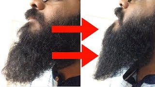 How To Fix Curly Beard Problem 100 simple and effective [upl. by Hartley]