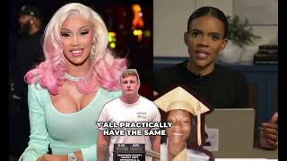 Cardi B Calls Out Candace Owens For Her Take On The Sonya Massey Video [upl. by Ujawernalo]