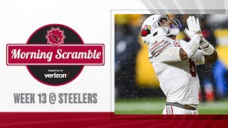 LIVE Cardinals vs Steelers Game Recap  Morning Scramble [upl. by Teerprug]