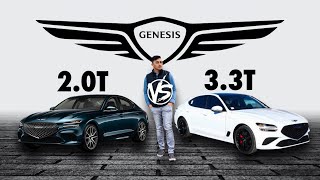 2023 GENESIS G70 20T vs 33T  Which one should you buy [upl. by Gunner]