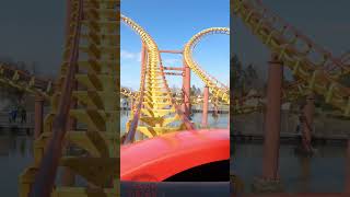 Goudrix Parc Asterix on ride video rollercoaster themepark parcasterix France paris vekoma [upl. by Risa]