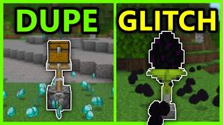 ALL BEST DUPLICATION GLITCHES for 121 MINECRAFT BEDROCK Edition  REALMS amp SERVERS [upl. by Namara]