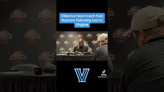 Villanova basketball coach Kyle Neptune “Virginia got a lot of options” [upl. by Oilerua]