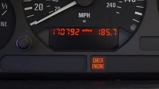 SOLVED  Check Engine warning light Engine Misfire  BMW E90 320d Shorts [upl. by Lorrimor]