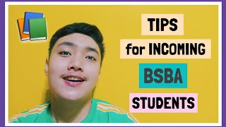 TIPS FOR INCOMING BSBA STUDENTS  Part 1  Paulo Mesina VLOGS [upl. by Euqinobe]