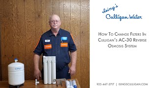 How to Change the Filters on AC30 Reverse Osmosis Drinking Water System [upl. by Yllac]