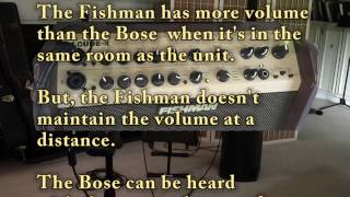 FISHMAN VS BOSE [upl. by Penoyer]