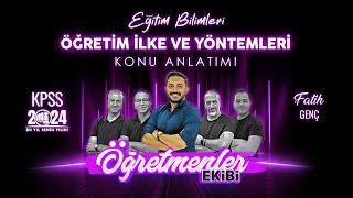 3  ÖĞRETİM İLKE VE YÖNTEMLERİ  ÖĞRETİM YÖNTEMLERİ  FATİH GENÇ 2024 [upl. by Pellet]