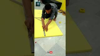 Foaming to sofa shorts upholstery work youtubeshorts DIY wood sofadesing [upl. by Eelymmij614]