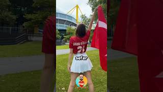 Svetlana Arda Güler’in Peşinden Dortmund’da 😅 bizimçocuklar euro2024 euro2024withshorts [upl. by Nulubez625]