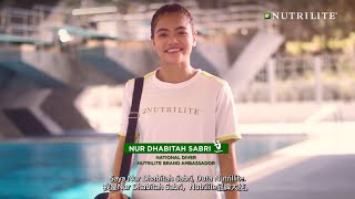 Dhabitah Sabri X Nutrilite Mixed Soy Protein Drink with Peptides amp Aloe Vera [upl. by Amick184]