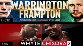 Warrington v Frampton Whyte v Chisora Katie amp Canelo at MSG Andy Lees 2018 Awards OFF THE BRAWL [upl. by Stahl186]