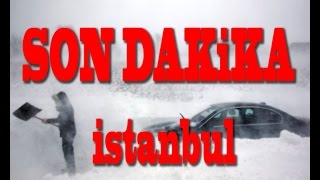 Son Dakika İstanbul Kar Fırtınası Havalimanıson dakika [upl. by Jakie205]