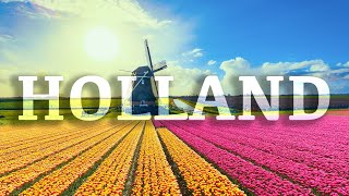 Netherlands in 4K The Best 🇳🇱 Aerials of Holland landscapes amp scenics 🌷 Long Trip to Netherlands [upl. by Nylsirk72]