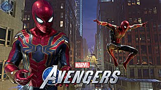 Marvels Avengers Game  MCU Iron Spider Suit Free Roam Gameplay 4K 60fps [upl. by Ydennek]