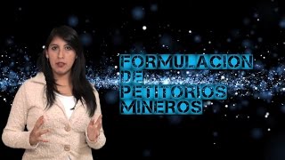 Formulación de petitorio minero [upl. by Georgena]