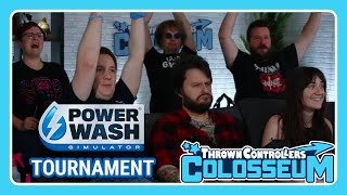 Thrown Controllers Colosseum 2024 Segment 04 Power Wash Simulator Tournament [upl. by Shira]