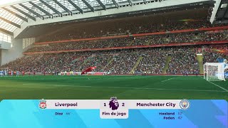 Liverpool 1 x 2 Man City [upl. by Acirretal]