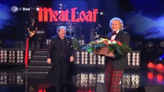 Meat Loaf Medley  Wetten dass extended version including the kisses and some talk [upl. by Ahsauqram]