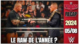 Randy Orton veut un 15 ème titre de champion du monde   RÉCAP RAW 5 AOÛT 2024 [upl. by Noswad]