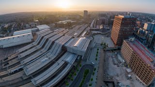 2021 Reading Berkshire 4K Drone Stock Footage [upl. by Ettennad729]