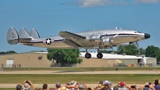 Lockheed VC121A Constellation Takeoff from Oshkosh 2023 [upl. by Serg]