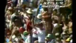 Lance Cairns 6 sixes in 10 balls  Part 1  the complete innings 1983 [upl. by Armanda]