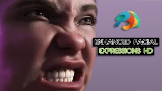 Enhanced Facial Expressions HD for Genesis 9 Daz noob look and what it does [upl. by Leba]