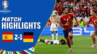 Spain vs Germany  21  Highlights  UEFA Euro 2024  germany vs spain [upl. by Miett]