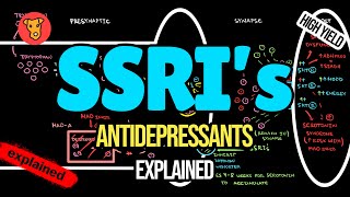 SSRI Mechanism of action Selective Serotonin Reuptake Inhibitors Side effects Pharmacology [upl. by Orat189]