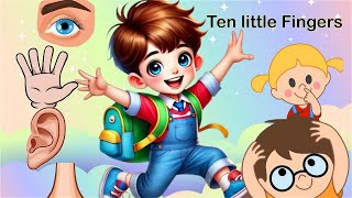 Ten little fingers ten little toes Nursery Rhymes  Kids songs  Poems and Cartoon for babies [upl. by Ykvir817]