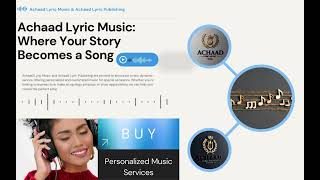 Achaad Lyric Music Crafting Custom Songs for Every Occasion [upl. by Annohsal]