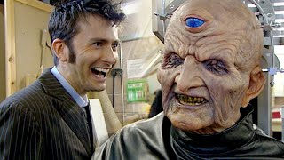 Davros Big Reveal  Doctor Who Confidential Series 4  Doctor Who [upl. by Aetnahs]