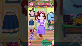 Rakatha makeover by my toking angel 2 youtubeshorts mytalkingangela2 shortvideo 💜🤫 [upl. by Phaedra]