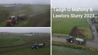 Tadgh O Mahony and Lawlors Slurry 2023 In West Cork [upl. by Danyelle]