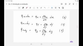 TransCal  Un 2 Aula 2  Equação do calor em coordenadas cartesianas [upl. by Aisayn73]