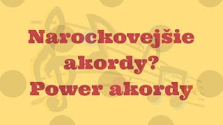 Najrockovejšie akordy  Power akordy [upl. by Dunaville971]