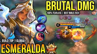 ESMERALDA BEST BUILD 2024  BUILD TOP GLOBAL ESMERALDA GAMEPLAY  MOBILE LEGENDS✓ [upl. by Iaria]