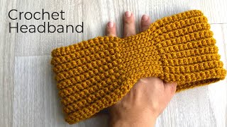 BEAUTIFUL Crochet Headband Pattern [upl. by Ayekal676]