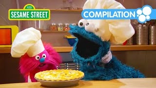 Sesame Street Lets Make Pies with Cookie Monster amp Abby  Recipes for Kids [upl. by Attayek]