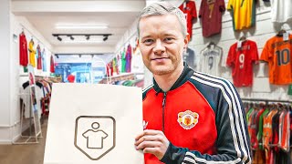 Mark Goldbridge Goes Shopping For CLASSIC Football Shirts  Shirt Shopping [upl. by Erdei923]