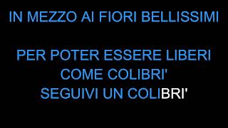 Cesare Cremonini Colibrì  Karaoke [upl. by Oned]