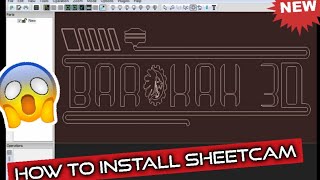 Install SheetCAM full lisensi [upl. by Avahc698]