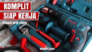 Review mesin bor tembok impact drill Ronix RS0001Murah berkualitas [upl. by Dranrev428]