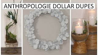 HIGH END DUPES  ANTHROPOLOGIE  Dollar Tree Dupes 2024 [upl. by Carolina]